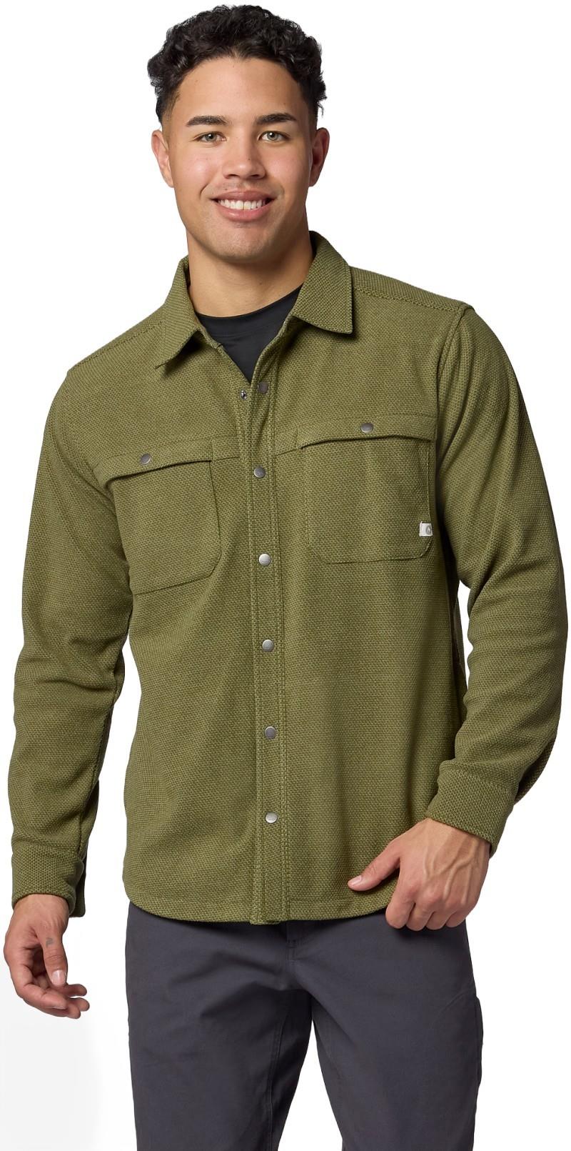 Ferndale LS Button Down - Mens - surplus green 1
