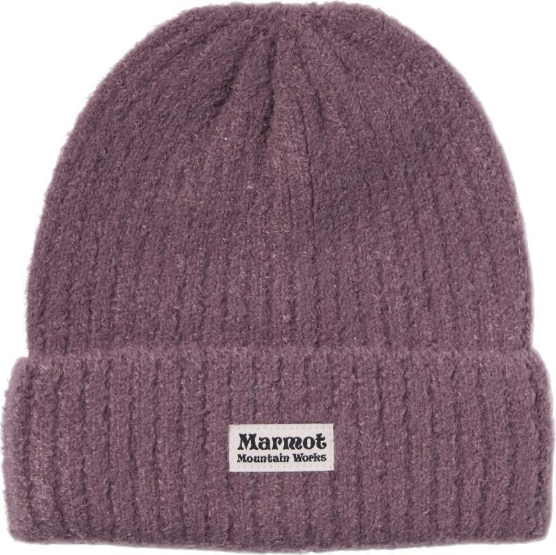 Fuzzy Beanie - Womens - Hazy Purple 1