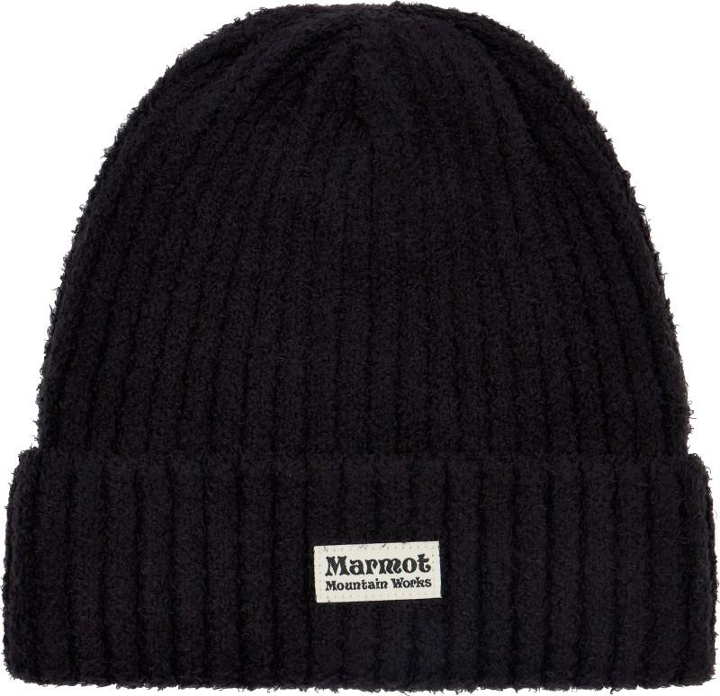 Fuzzy Beanie - Womens - black 1
