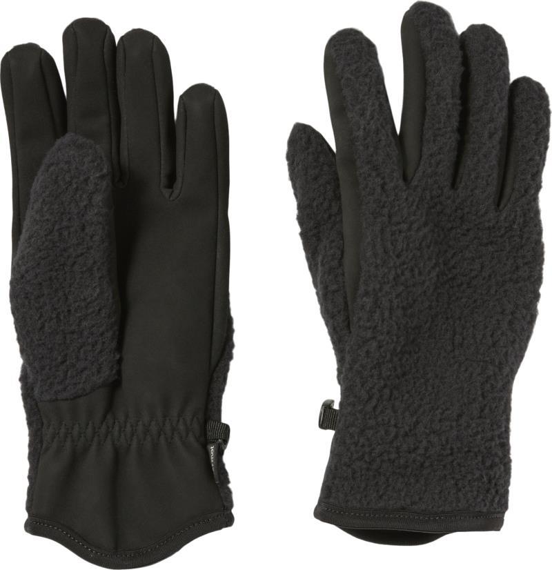 Fuzzy Gloves - Womens - Black 1