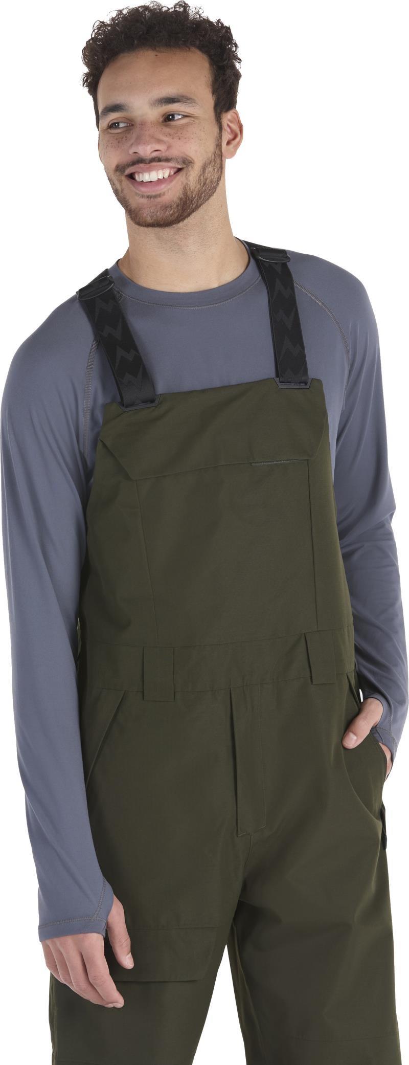 Glades Bibs - Mens - rosin green 1