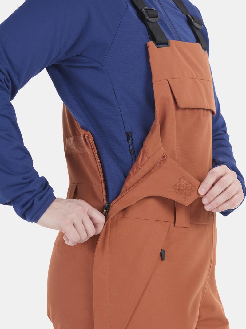 Glades Insulated Bibs - Womens - Auburn 5