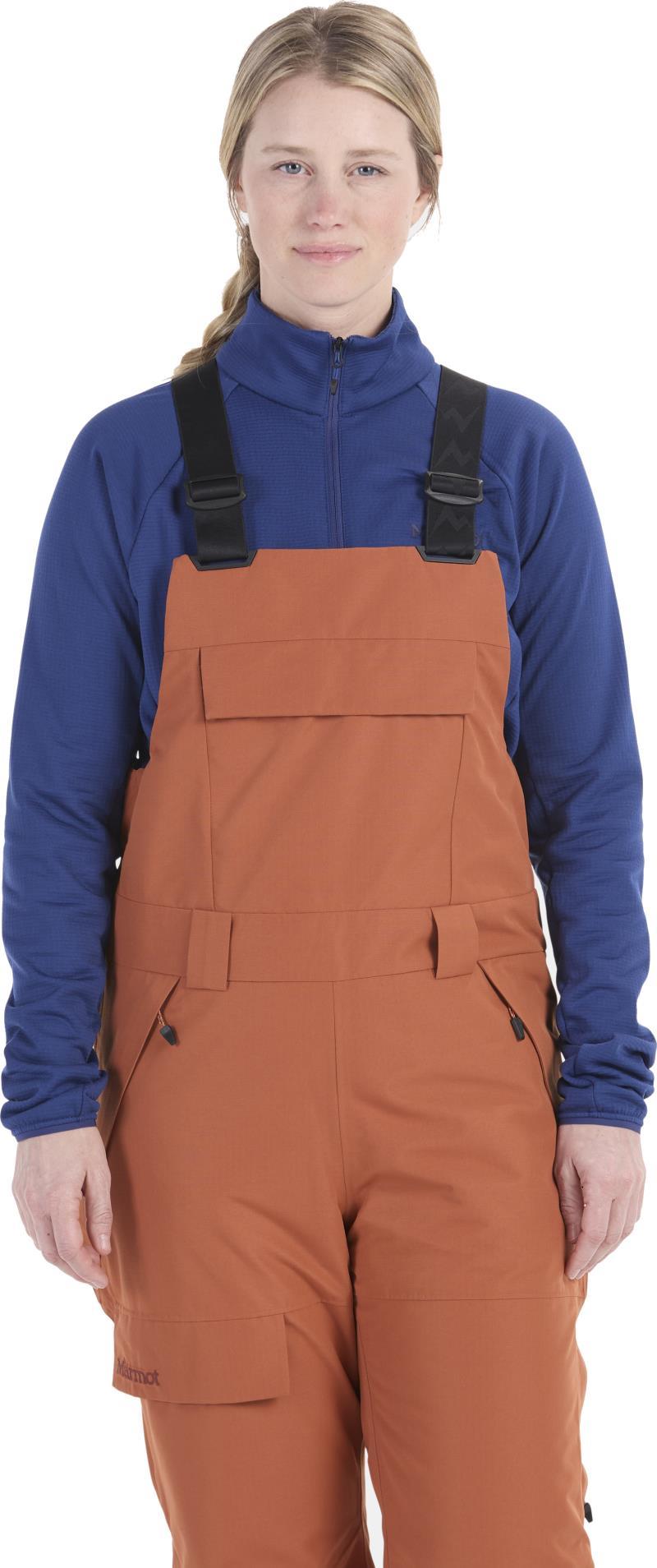 Glades Insulated Bibs - Womens - Auburn 1
