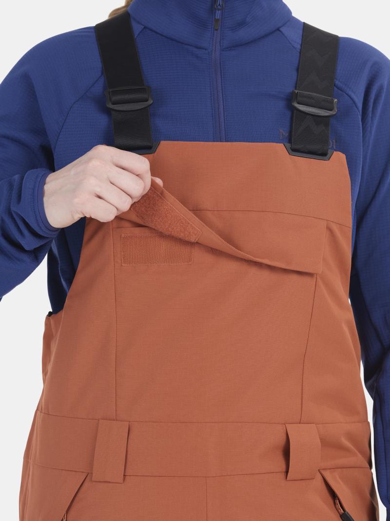 Glades Insulated Bibs - Womens - Auburn 4