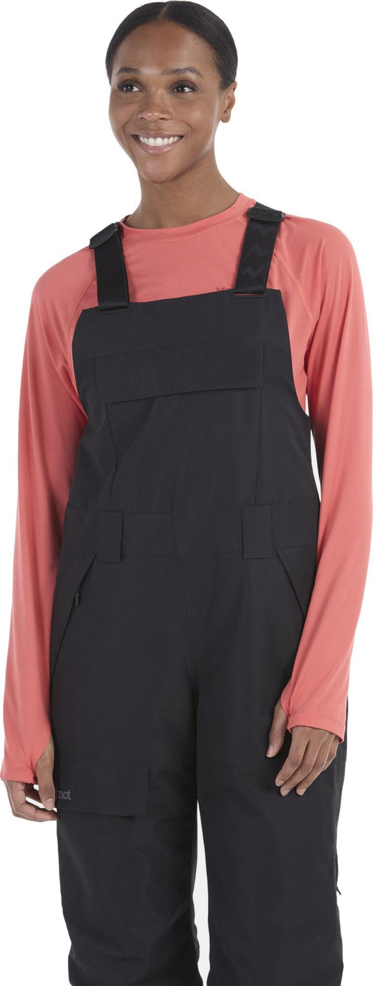 Glades Insulated Bibs - Womens - Black 1
