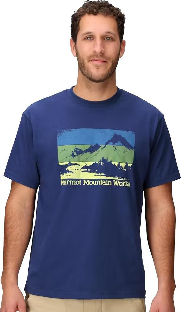 Gradient Summit Tee SS - Mens - arctic navy 1