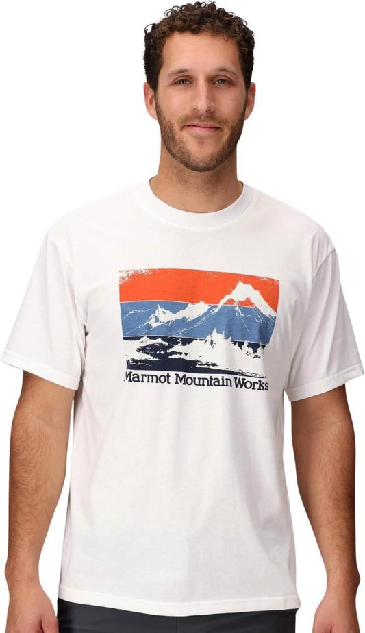 Gradient Summit Tee SS - Mens - white 1