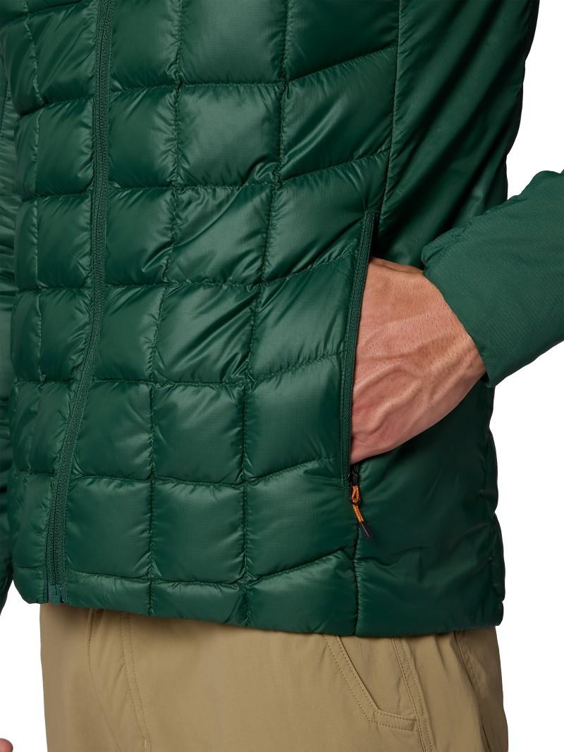 GridLite Down Hoody - Mens - pine forest 1