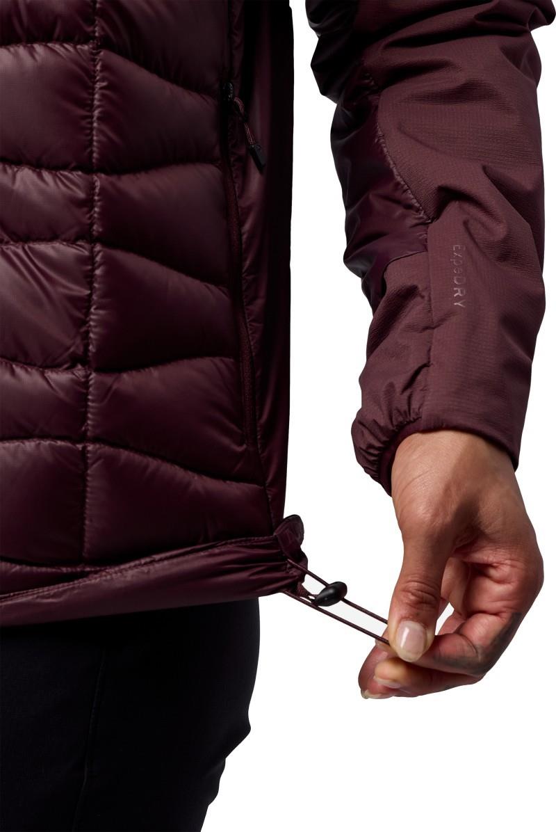 GridLite Down Jacket - Womens - black plum 1