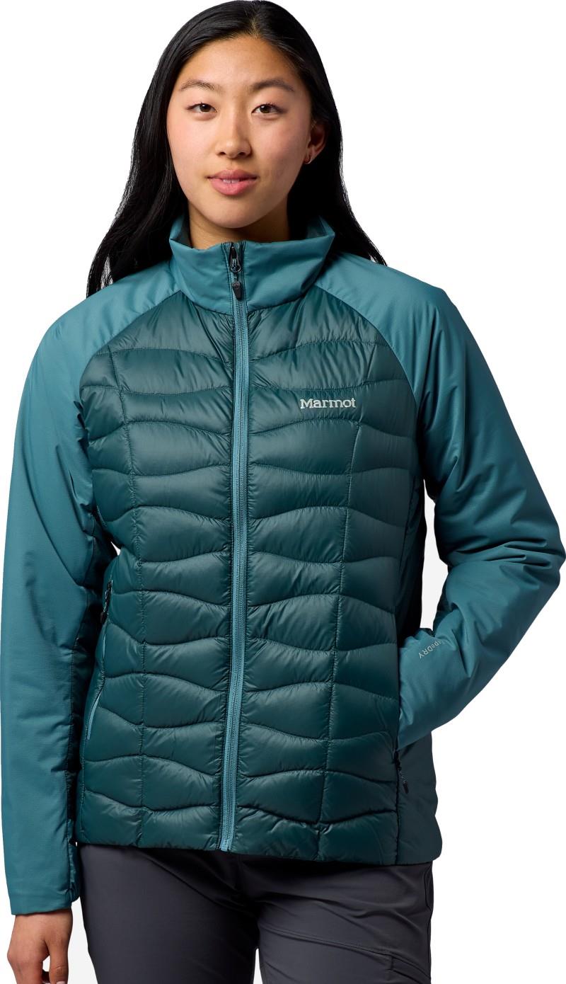 GridLite Down Jacket - Womens - water cave / seafloor 1
