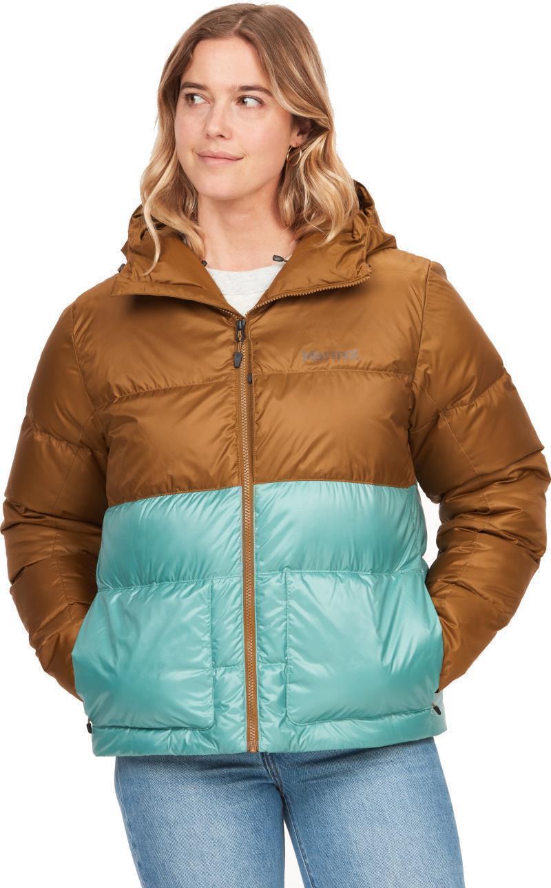 Guides Down Hoody - Womens - Hazel / Blue Agave 1