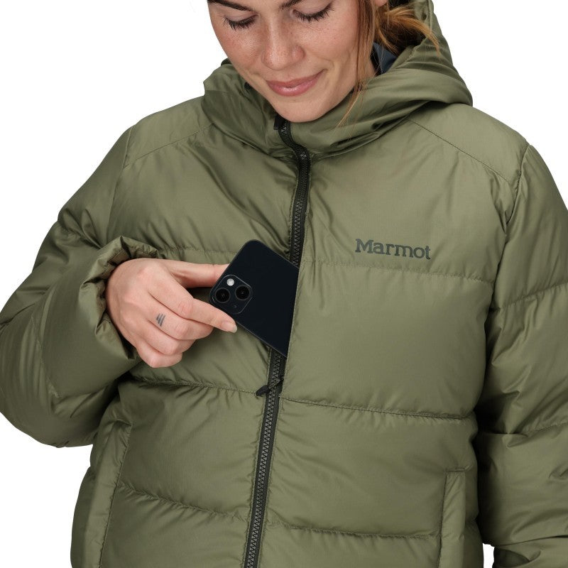 Guides Down Hoody - Womens - olive grove 1
