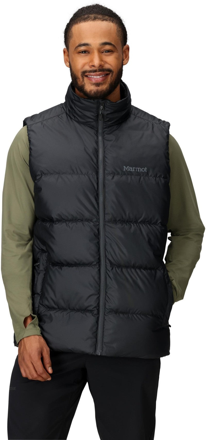 Guides Down Vest - Mens - dark steel 1