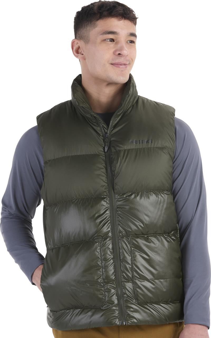 Guides Down Vest - Mens - rosin green 1
