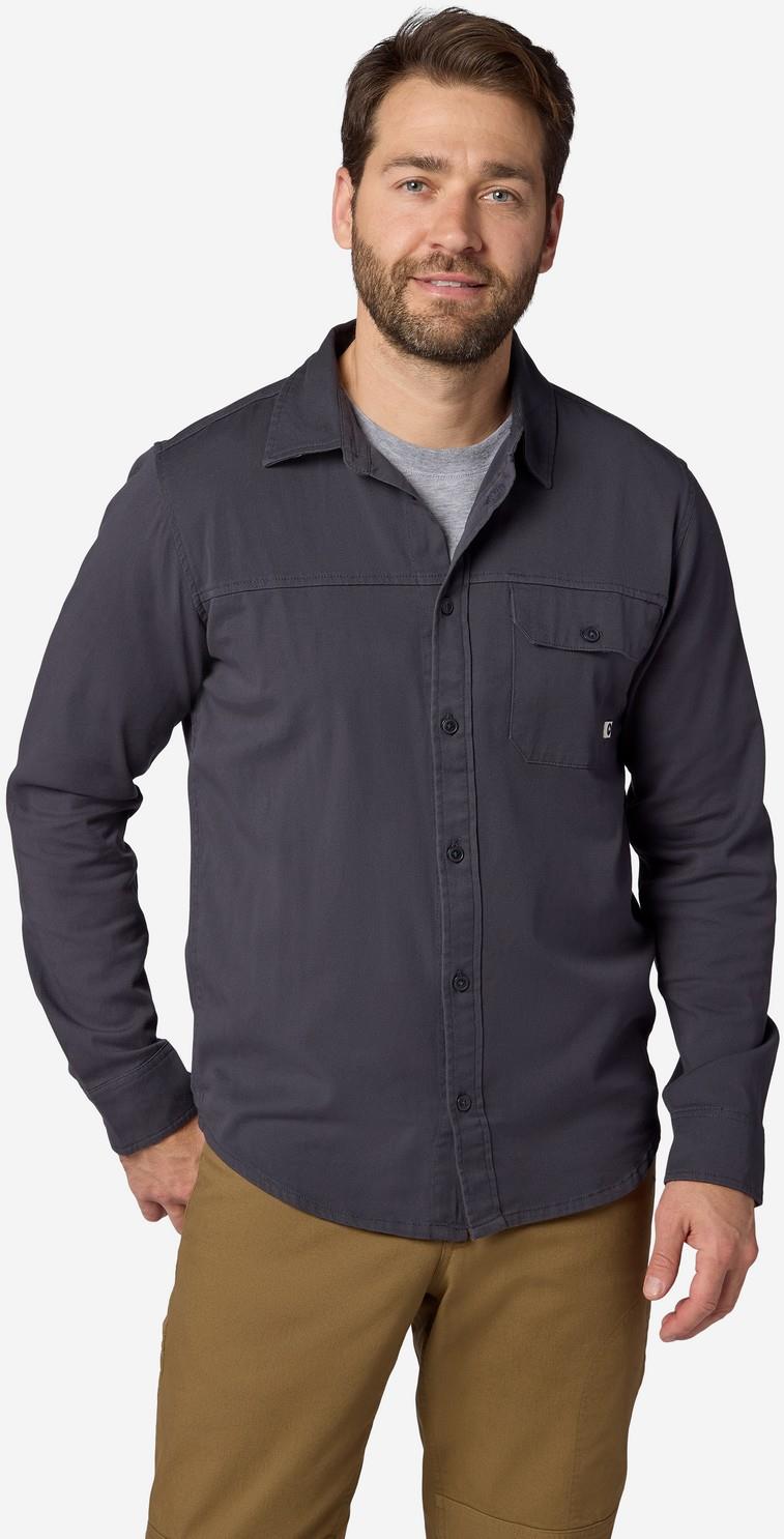 Hidden Peak Twill LS Button Down - Mens - blackened 1