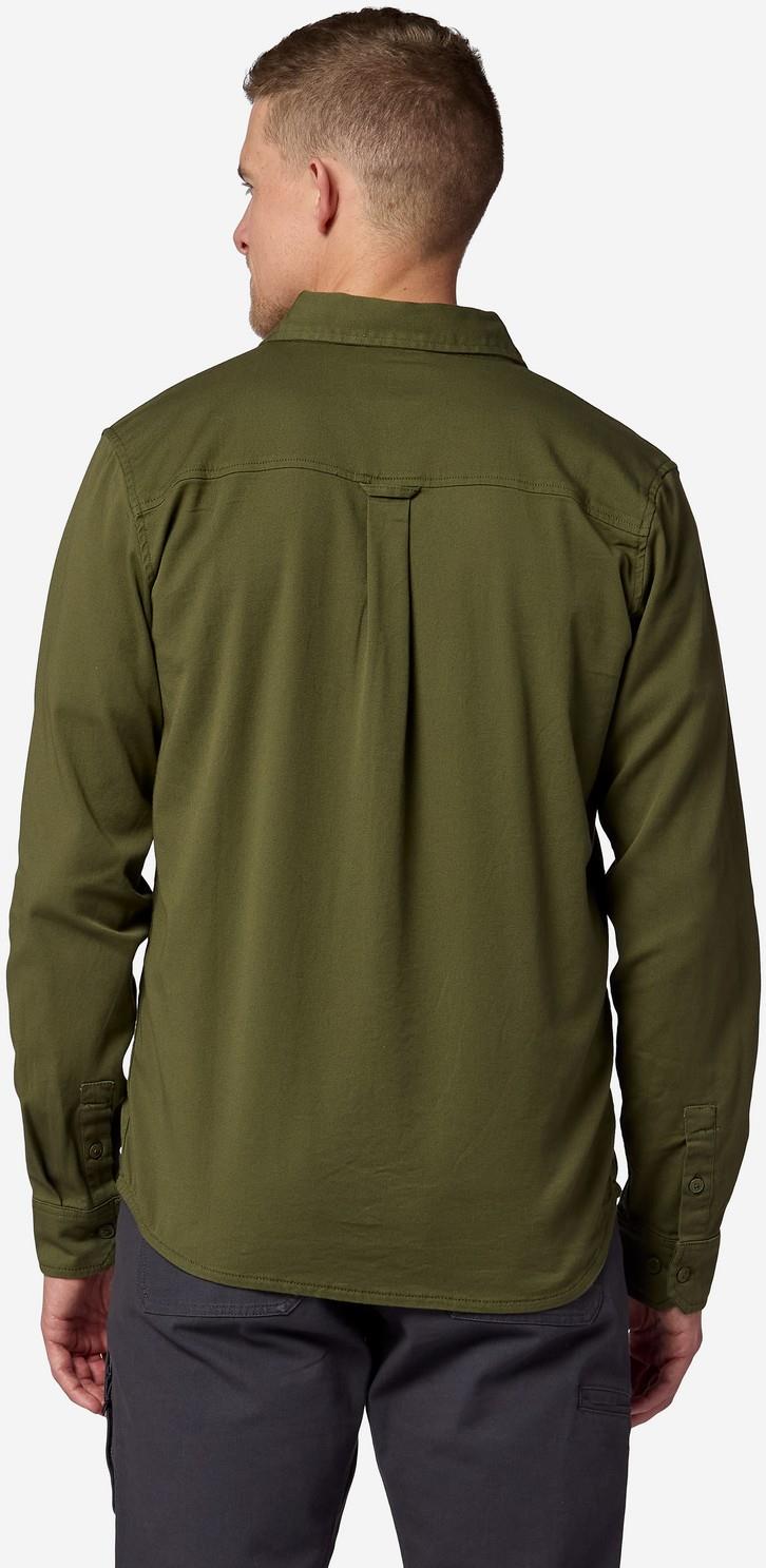 Hidden Peak Twill LS Button Down - Mens - surplus green 1