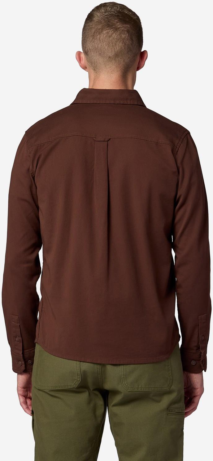 Hidden Peak Twill LS Button Down - Mens - umber 1