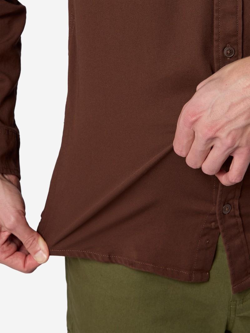 Hidden Peak Twill LS Button Down - Mens - umber 1
