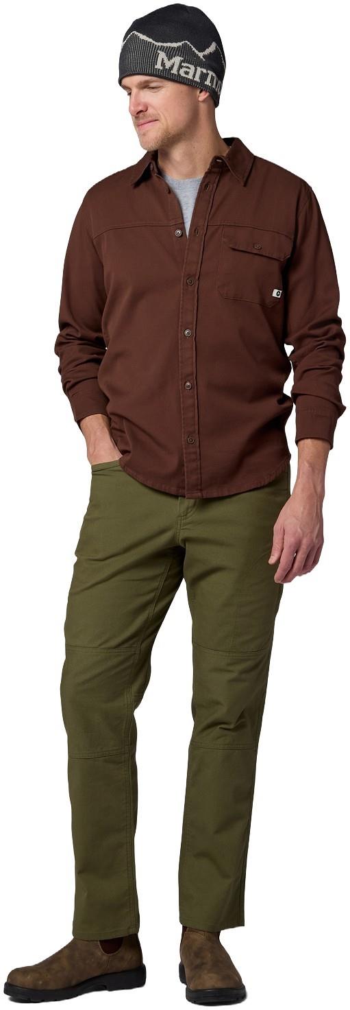 Hidden Peak Twill LS Button Down - Mens - umber 1