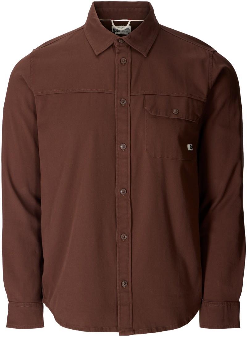 Hidden Peak Twill LS Button Down - Mens - umber 1