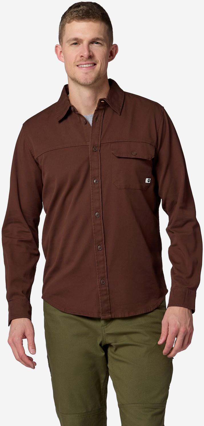 Hidden Peak Twill LS Button Down - Mens - umber 1