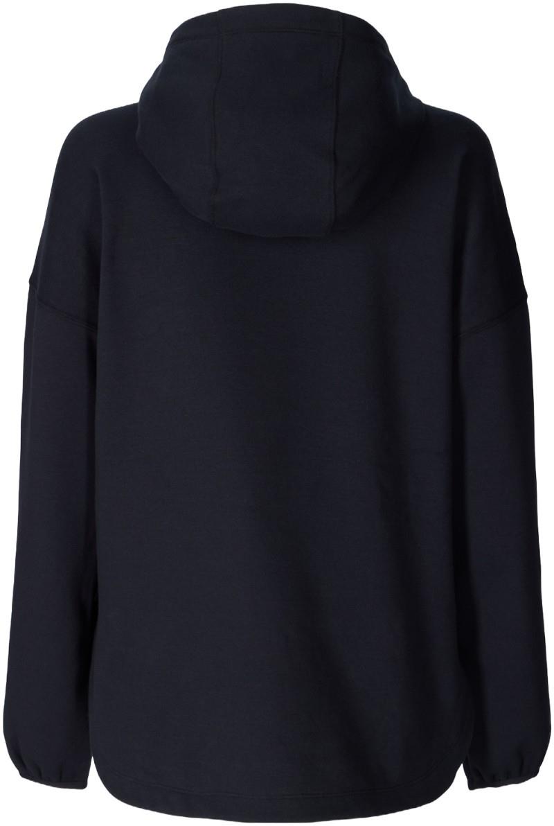 Hideaway Plush 1/2 Zip Hoody - Womens - black 1