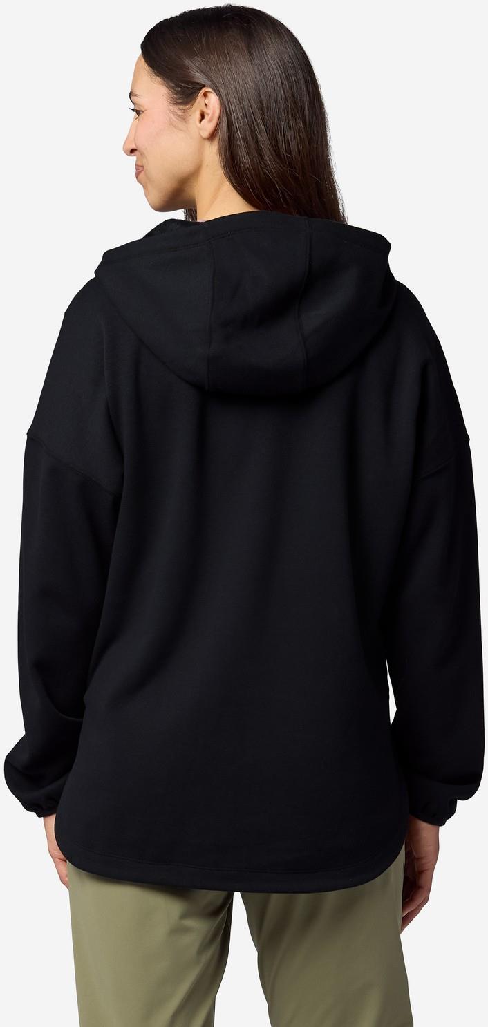 Hideaway Plush 1/2 Zip Hoody - Womens - black 1