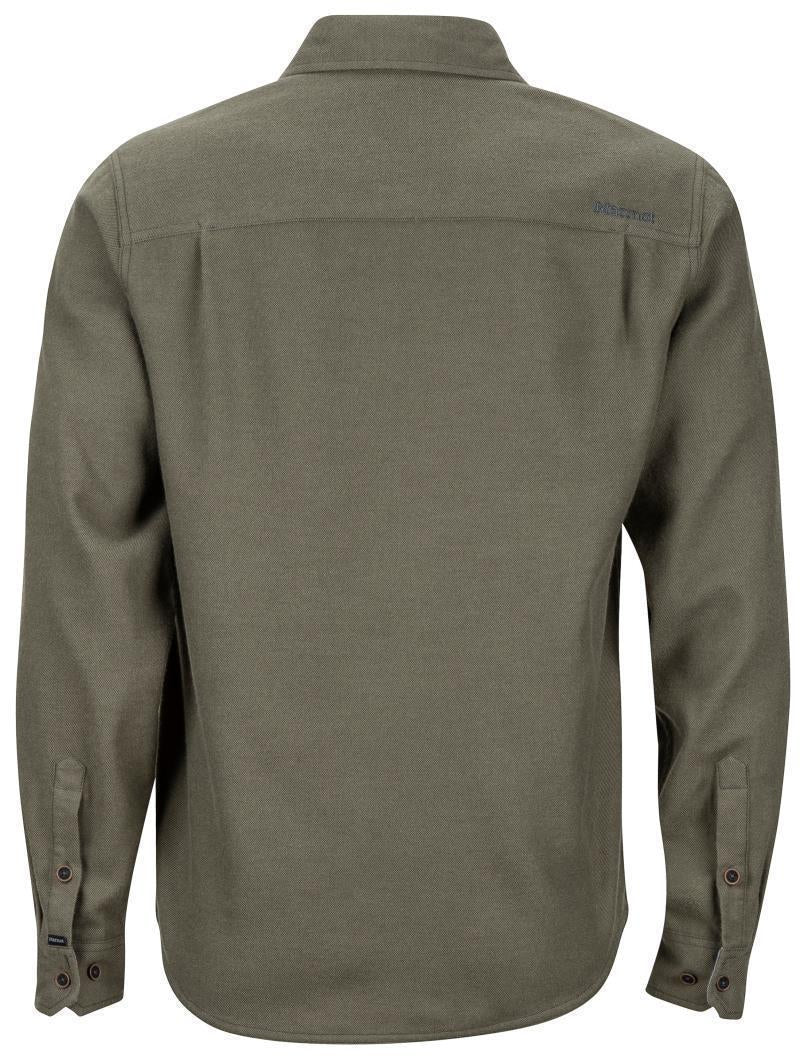 Hobson Midweight Flannel LS - Mens - Forest Night Heather 2