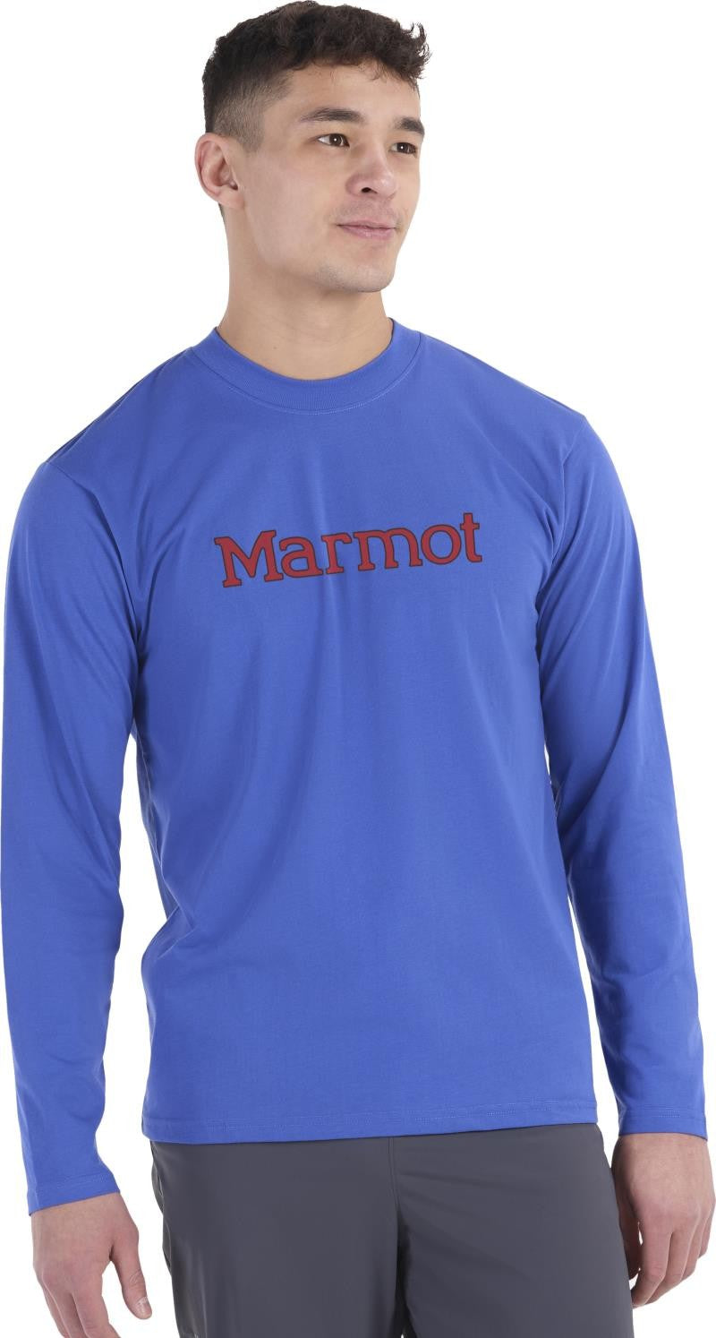 Ice Climbing Marty Tee LS - Mens - trail blue 1