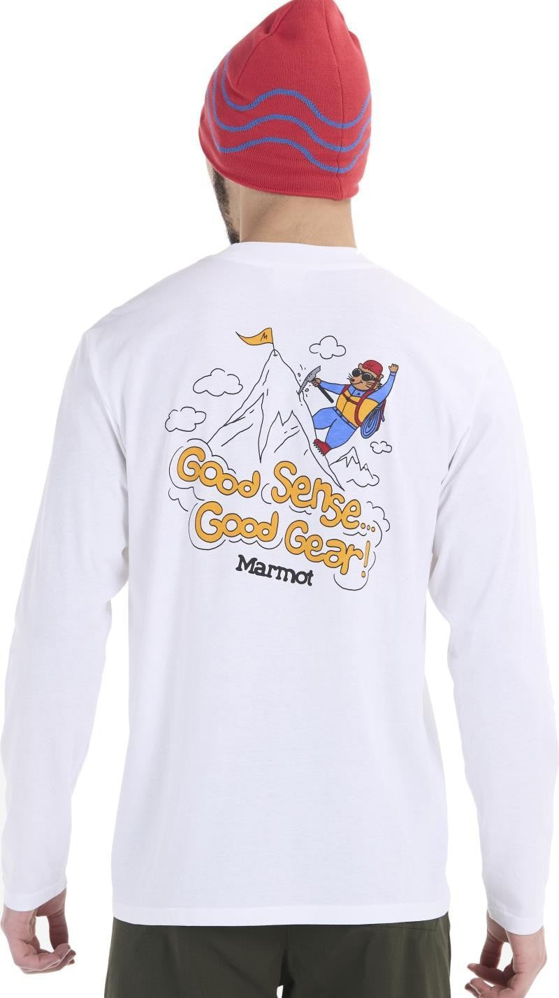 Ice Climbing Marty Tee LS - Mens - white 1