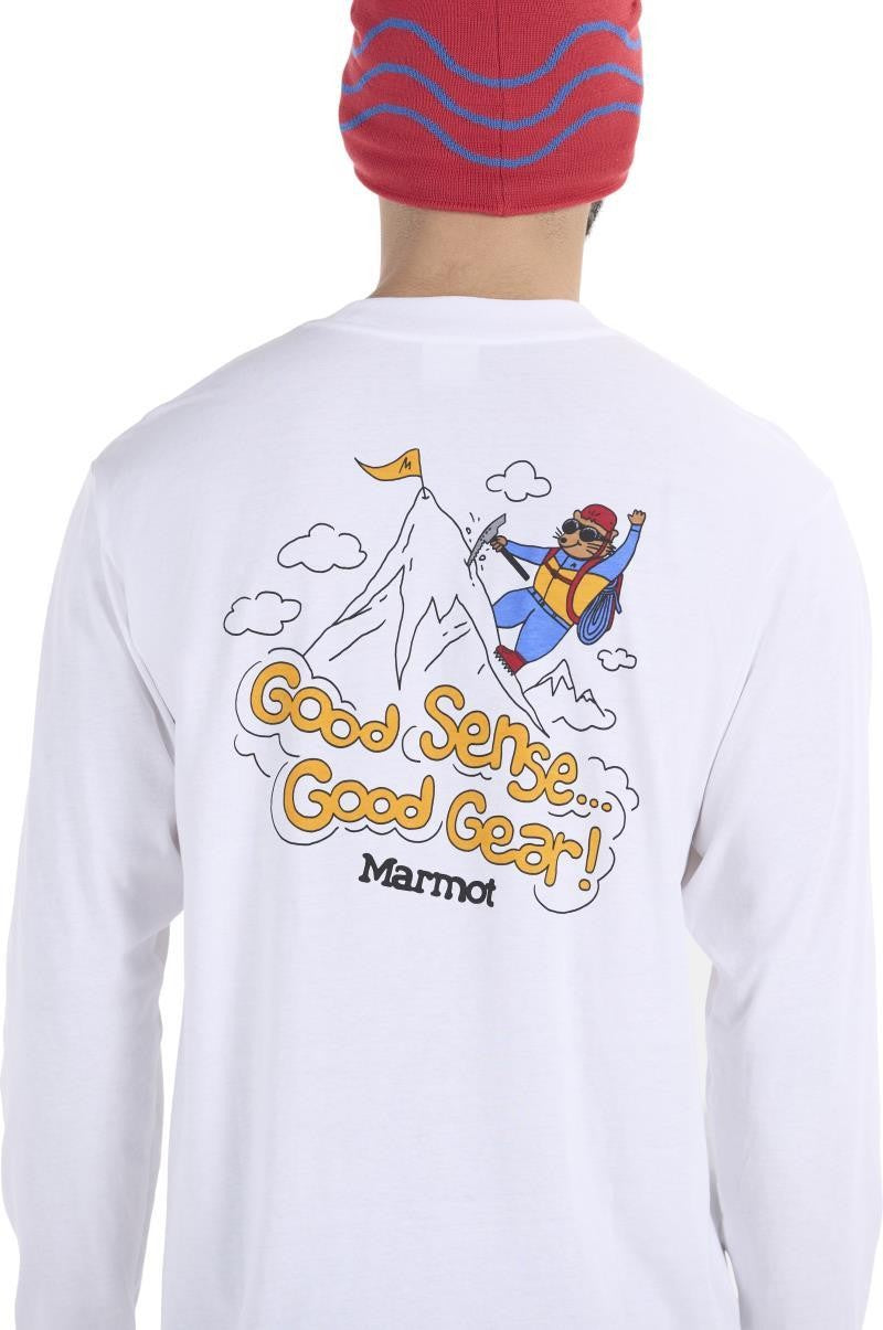 Ice Climbing Marty Tee LS - Mens - white 1