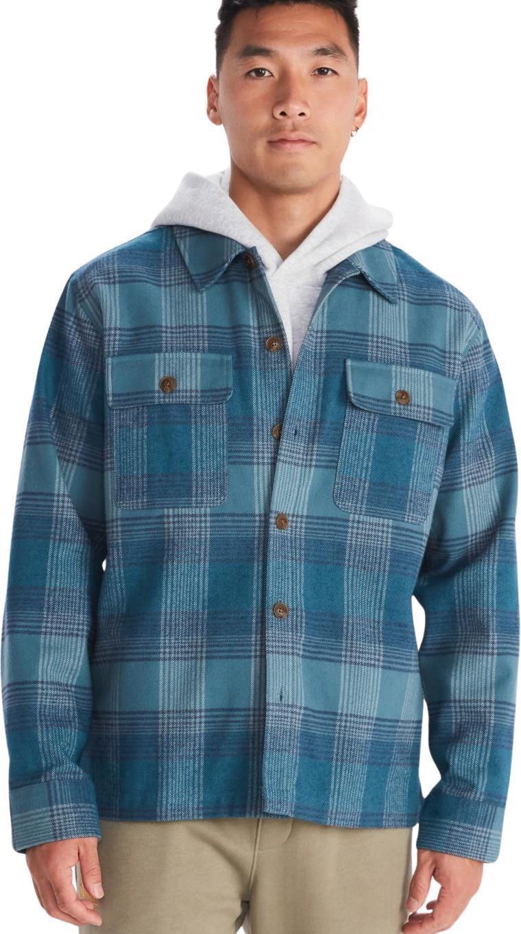 Incline Heavyweight Flannel LS - Mens - Moon River 1