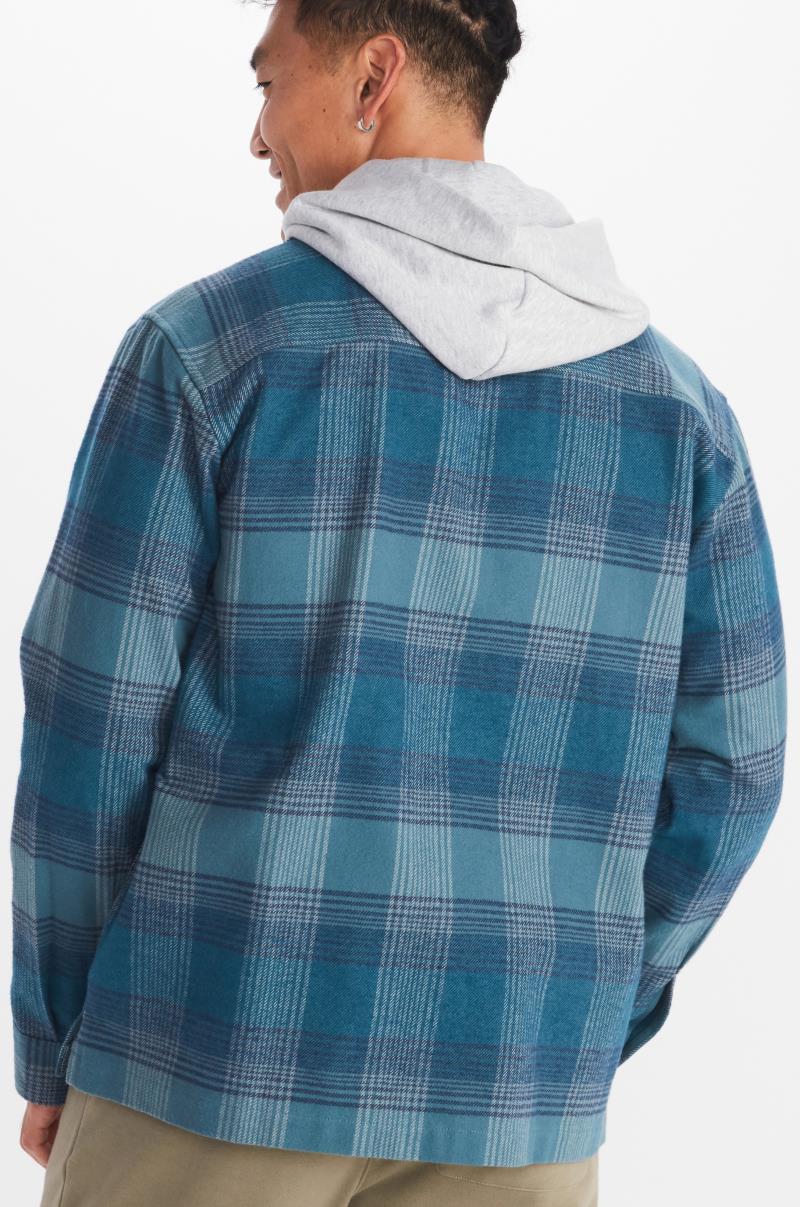 Incline Heavyweight Flannel LS - Mens - Moon River 2