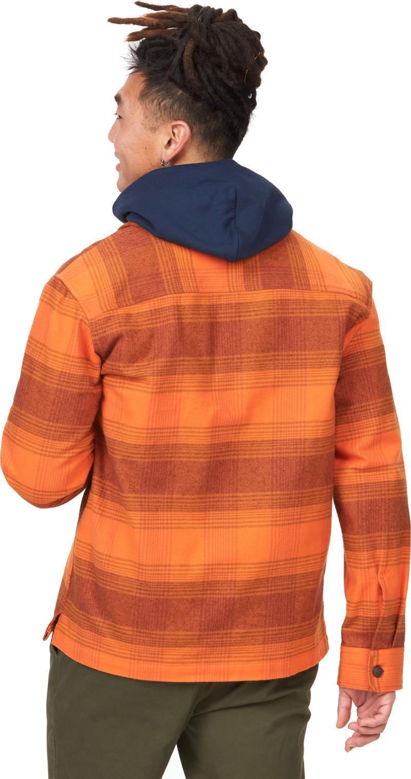 Incline Heavyweight Flannel LS - Mens - Tangelo 2