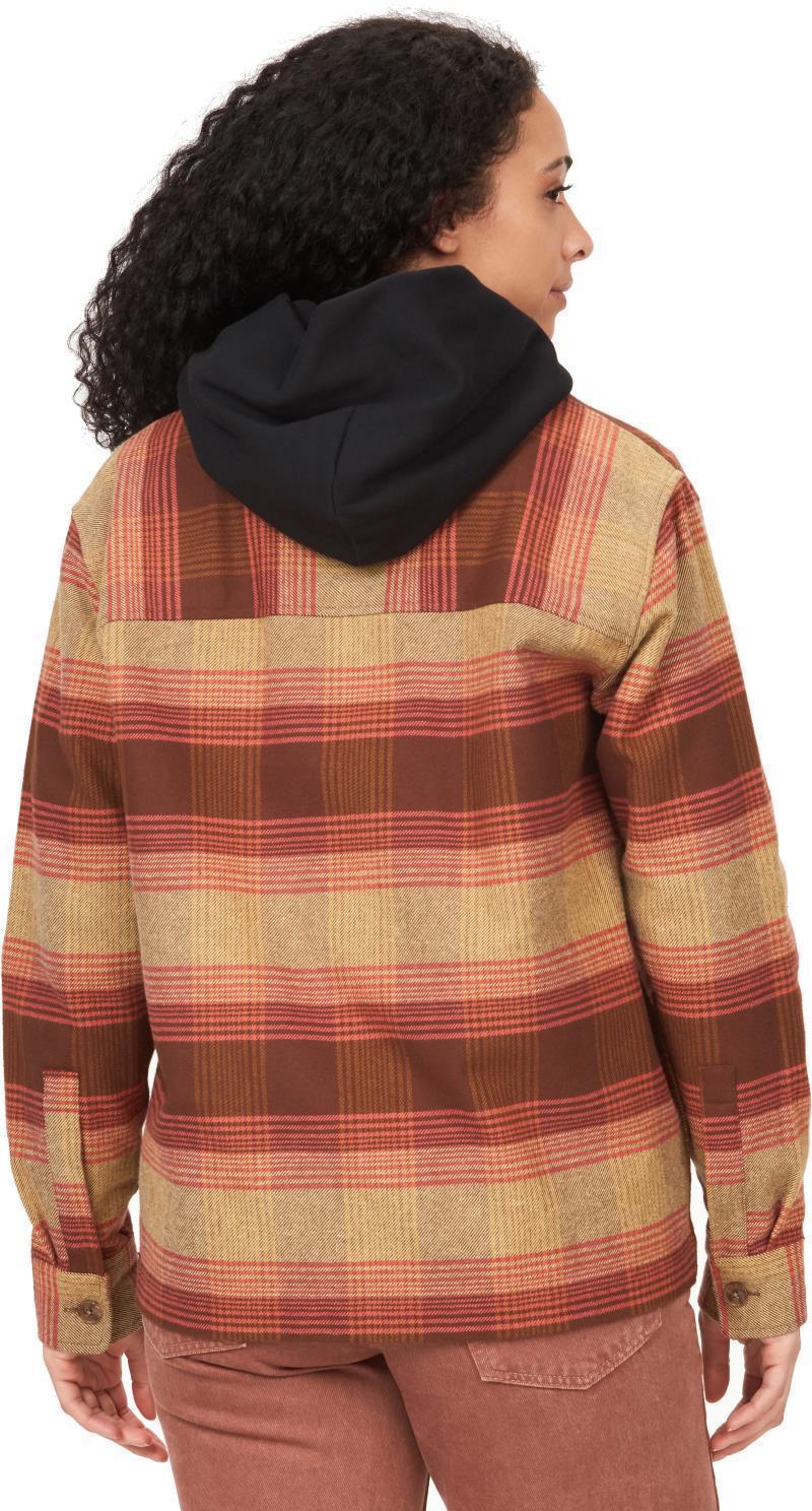 Incline Heavyweight Flannel Overshirt - Womens - Grapefruit 2