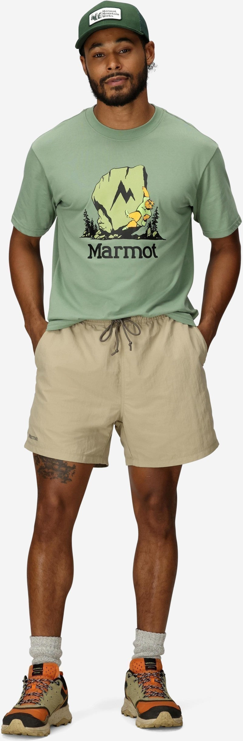 Juniper Springs Shorts, 5" Inseam - Mens - chinchilla 1