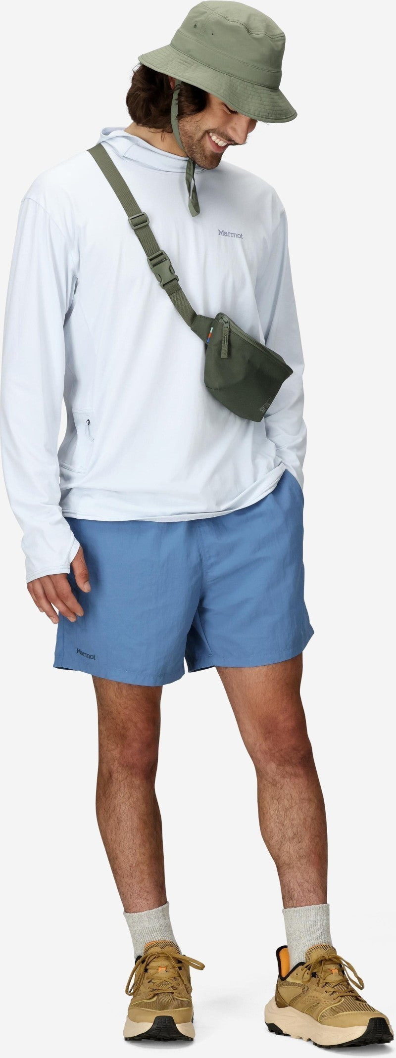 Juniper Springs Shorts, 5" Inseam - Mens - rain cloud 1