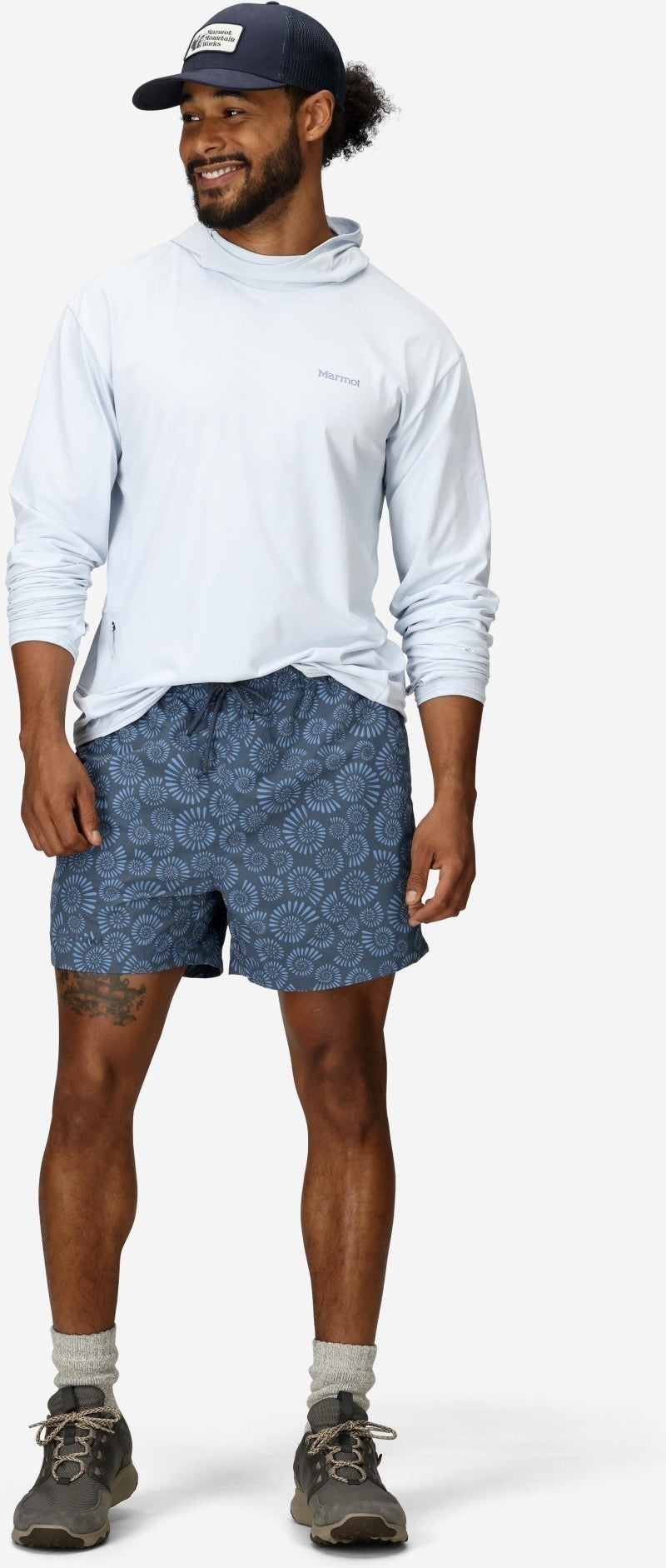 Juniper Springs Shorts, 5" Inseam - Mens - thunderhead fossil 1
