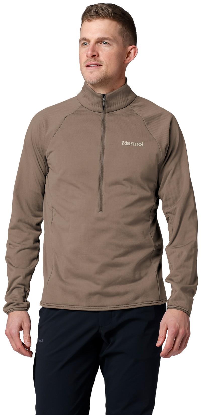 Leconte Fleece 1/2 Zip - Mens - claystone 1