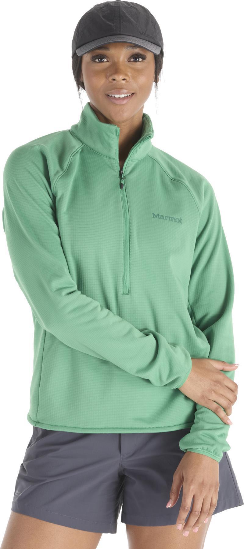 Leconte Fleece 1/2 Zip - Womens - Clover 1