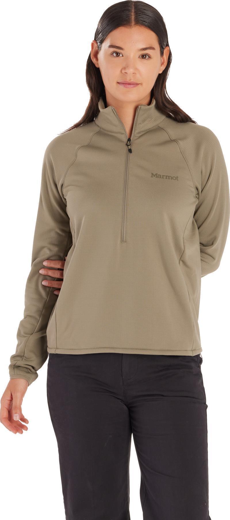 Leconte Fleece 1/2 Zip - Womens - Vetiver 1