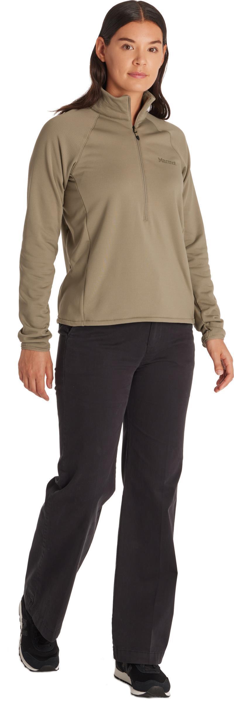 Leconte Fleece 1/2 Zip - Womens - Vetiver 3