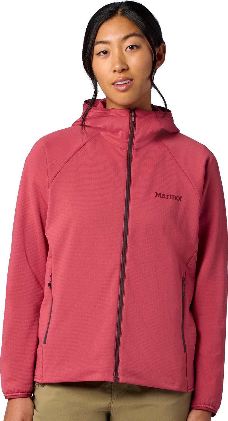 Leconte Fleece Hoody - Womens - dried rose 1