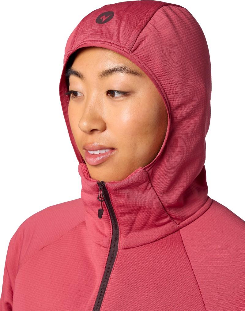 Leconte Fleece Hoody - Womens - dried rose 1