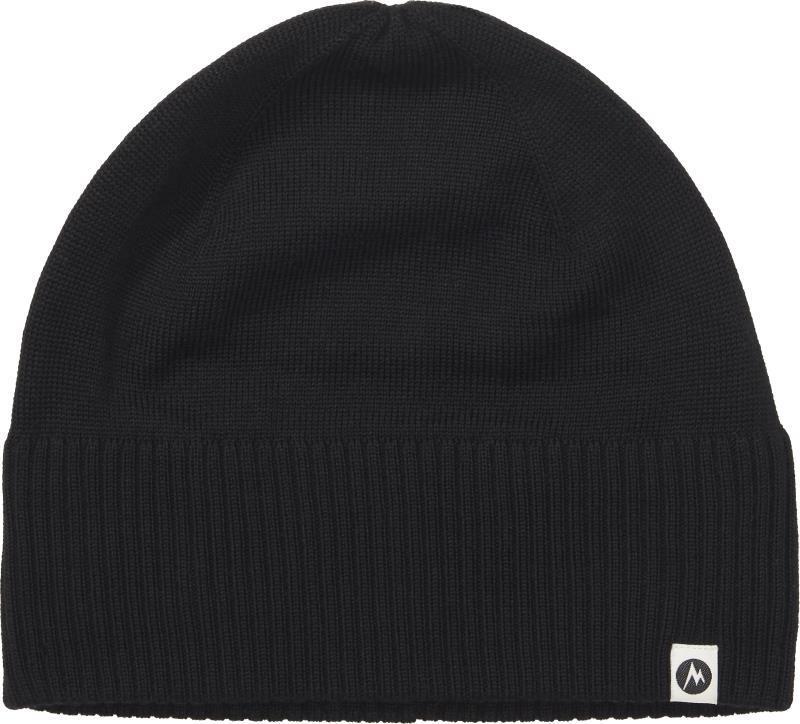Lightweight Merino Beanie - Black 1
