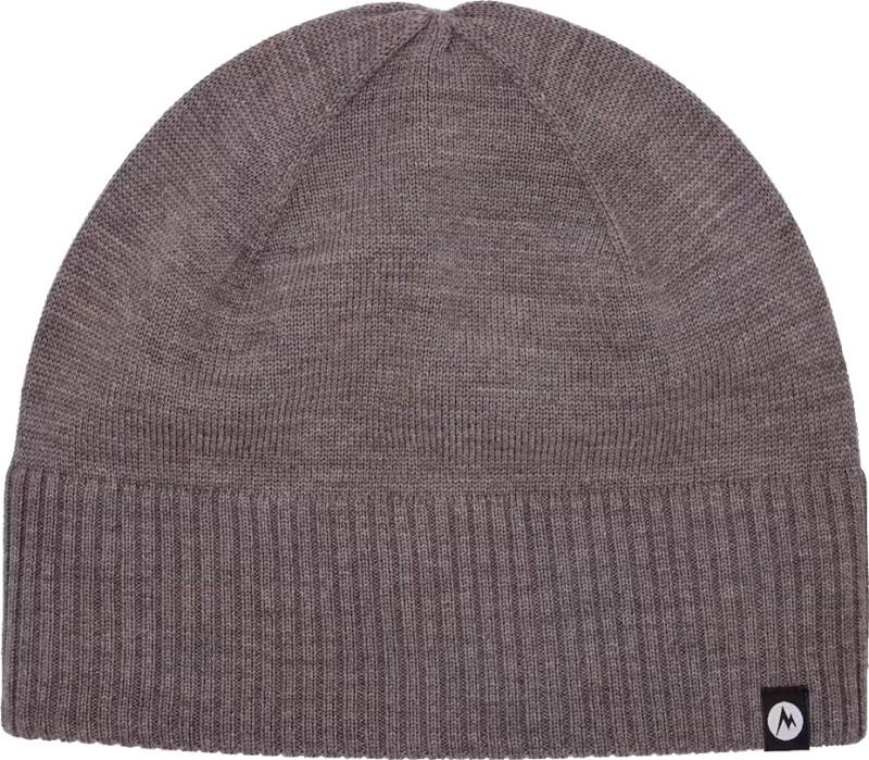 Lightweight Merino Beanie - claystone heather 1