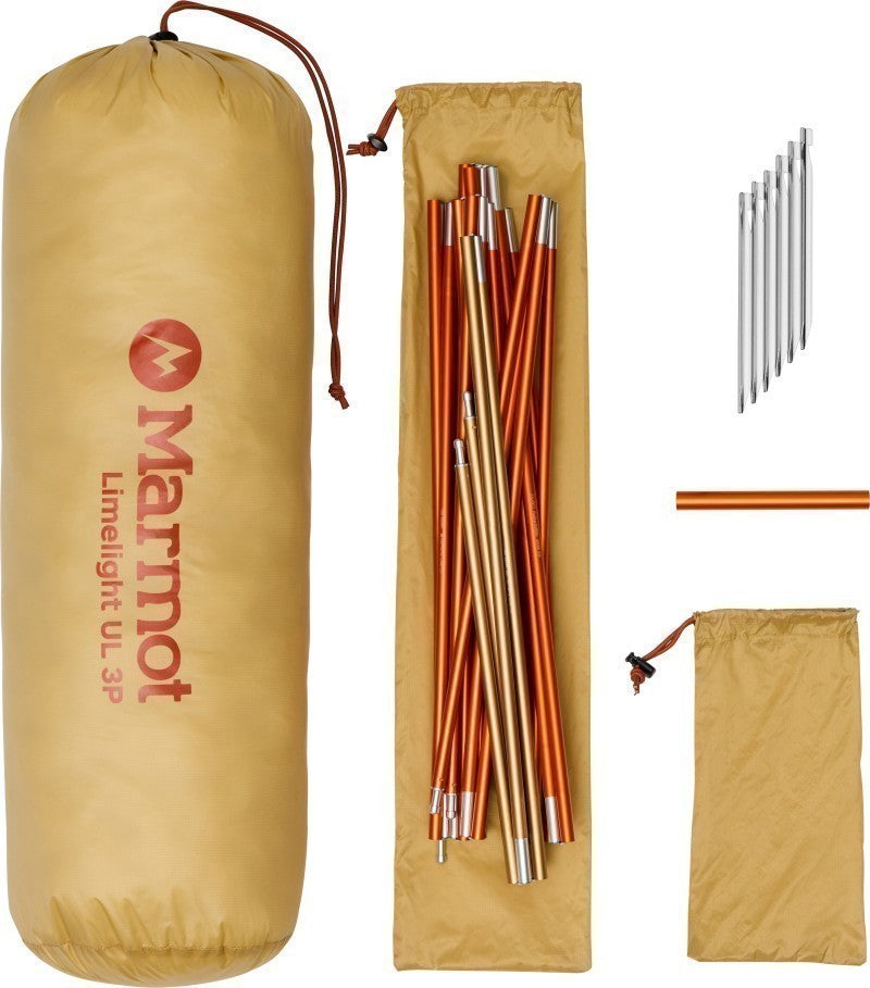 Limelight UL 3P Tent - light oak / trail blue 1