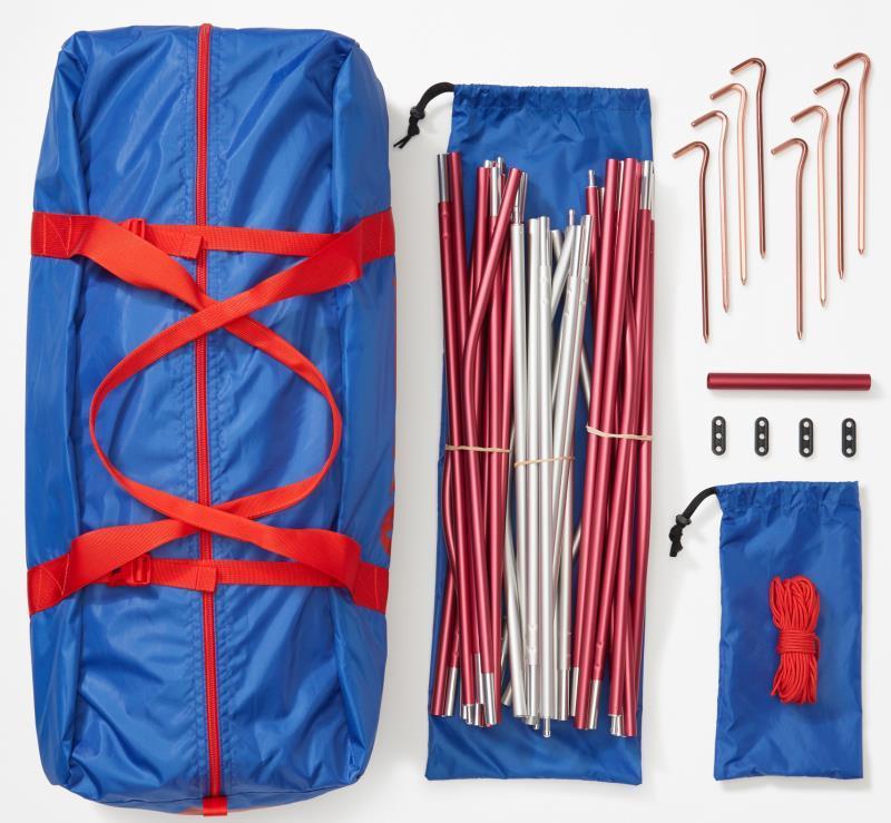 Limestone 4P Tent - Victory Red 10