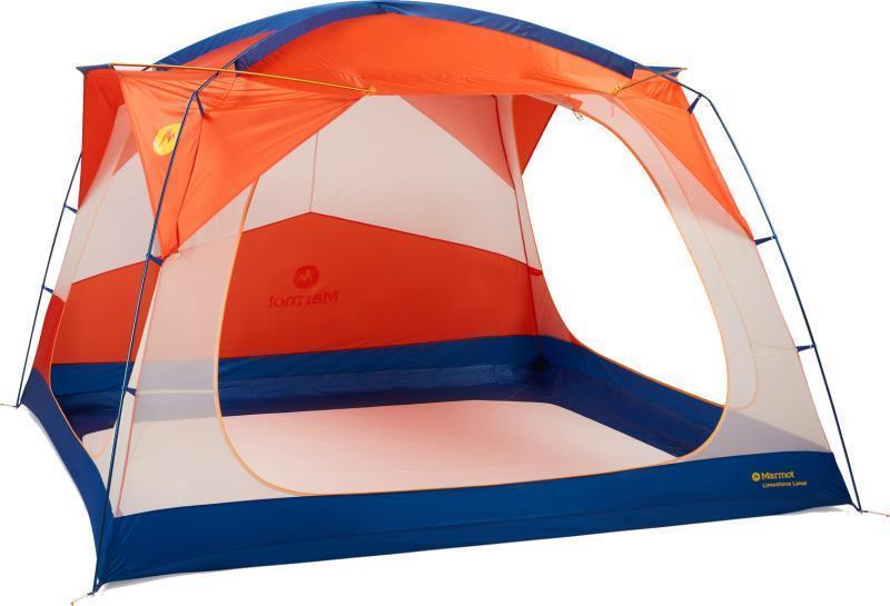 Limestone Lanai Tent - Red Sun / Dark Azure 1