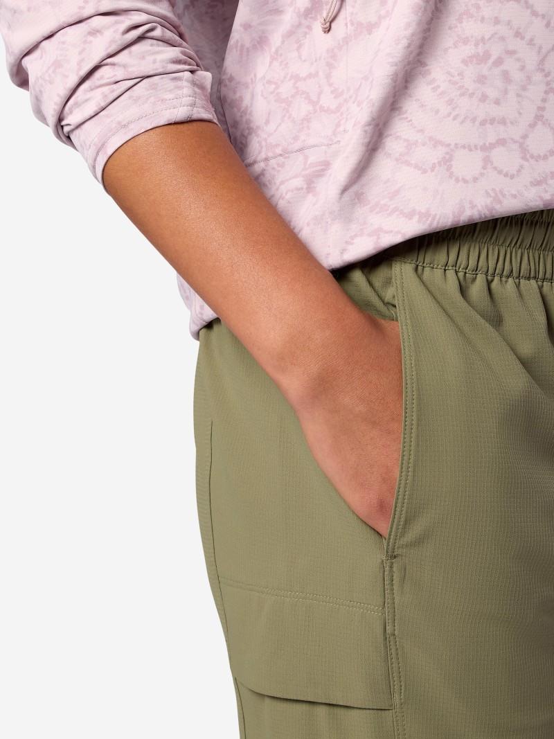 Lumina Crop Pants - Womens - olive grove 1